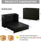Queen Size Murphy Bed With Integrated Charging Station