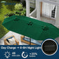 15 Foot Solar LED Double Sided Outdoor Umbrella With Base