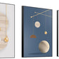 Geometric Multicolor Wall Art Canvas Three Piece 16x24