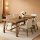 70.9 Inch Farmhouse Dining Table Natural Reinforced