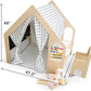 Large Colorful Indoor Playhouse FiveInOne Chalkboard