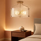 Gold 16Inch Semi Flush Ceiling Light Fixture Radiant