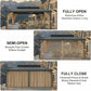 10x15 Hardtop Gazebo With Fireproof Curtain Netting