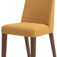 Lyncott Upholstered Dining Chair Yellow And Brown Foam Cushion