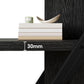 Industrial Book shelf Five Tier Solid Oak Wood Metal
