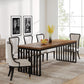 Tribesigns Industrial Dining Table 78 Inches Wooden