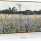 Cerulean Purple Meadow Canvas Wall Art 48x24Inches