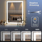24x32Inch Front Backlit LED Vanity Mirror Dimmable-2