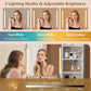 SpaceSaving RGB Vanity Table Illuminated Arc Mirror