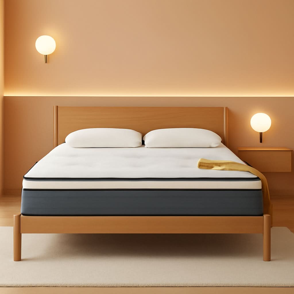 Full Size 12Inch Memory Foam Hybrid Pocket Coil Mattress-0