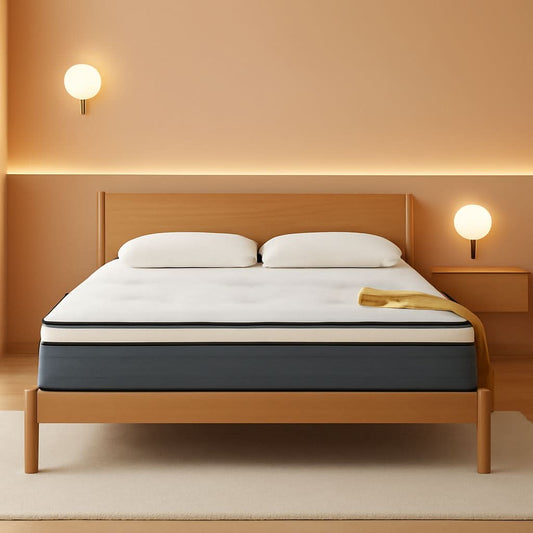 Full Size 12Inch Memory Foam Hybrid Pocket Coil Mattress-0