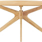 Crossroads 71 Inch Oak Oval Dining Table Mid Century