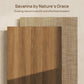 Tall Rattan Bookcase Featuring Doors Adjustable Shelves