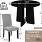 Solid Round Dining Table Set Five Piece Grey And Black