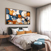 Over sized Colorful Abstract Framed Canvas Wall Art