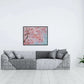 Hand Painted Plum Blossom Canvas Wall Art With Floating Frame