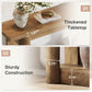 63-Inch Farmhouse Console Table, 2-Tier Storage Sofa Table behind the Couch