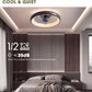 20 Inch Ceiling Fan With Dimmable Led Lights And Remote