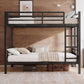 Full Over Full Industrial Grade Metal Bunk Bed Ladder
