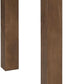 Hercules 46x30 Antique Rustic Solid Pine Farm Dining Table
