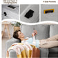 Gray 99In LShaped Memory Foam Cushion Sleeper Sofa Covers