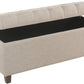 Tufted ExtraLarge Storage Ottoman Bench Hinged Lid