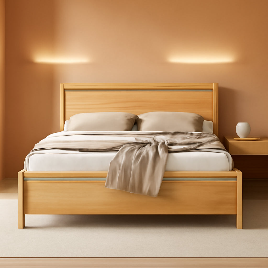 Full Size Premium Grade Solid Platform Bed Headboard