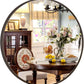 24 Inch Matte Black Round Wall Mirror For Bathroom Vanity And Living Room Decor-1