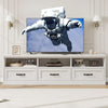70 Inch TV Stand Antique White Entertainment Center