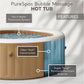 6 Person Inflatable Hot Tub With 140 Bubble Jets Spa