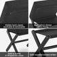 Foldable Foot Stool Black For Contemporary Living Room