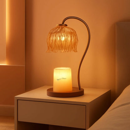 Lotus WaxMelt Warmer Lamp With ProgrammableTimerDimmable