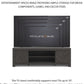 Cayboni Contem porary SeventyOneInch TV Stand Ebony
