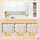 White 49.2 Inches Contemporary Vanity Desk Illuminated
