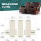 Waterproof Loveseat Cover With Console Chocolate 2 Seater