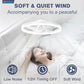 White Fifteen Point SevenIn Bladeless Ceiling Fan LED Light
