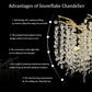 23Inch Gold Crystal Bead Chandelier 8Light Ceiling Fixture