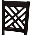Caron Dark Brown Wood Dining Chairs Set Two Piece Collection
