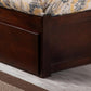 Richmond Walnut Fullsize Platform Bed With Trundle
