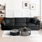 Grey Modular Sectional Sofa With Flexible Configuration
