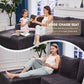 Modular Sectional Sofa Memory Foam Oversized Chaise-3