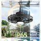Outdoor Ceiling Fan With Lights IP65 Weather resistant