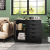 5-Drawer Rolling File Cabinet With Locking Casters