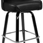 Swivel Bucket Seat Metal Barstools for Stylish Dining