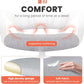 Ergonomic Grey Office Chair With Lumbar Support Mesh