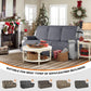 Waterproofing Recliner Cover Charcoal Gray Non Slip