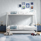 Twin Over Full Bunk Bed Heavy-Duty Metal Alloy Frame