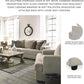 Soletren Contemporary Off White Chenille Upholstered Chair