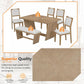 Natural Vintage Rustic Handcrafted Dining Table Set