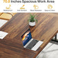 Seventy Inch Executive Desk For Office Workstation